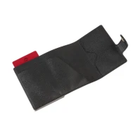 C-secure wallet apple leather black